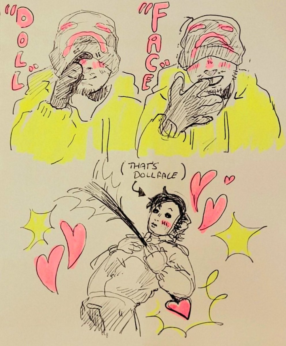 tittino_jada's tweet photo. Work doodle... (that's dollface)
#marblehornets https://t.co/iVq2xPjIUW