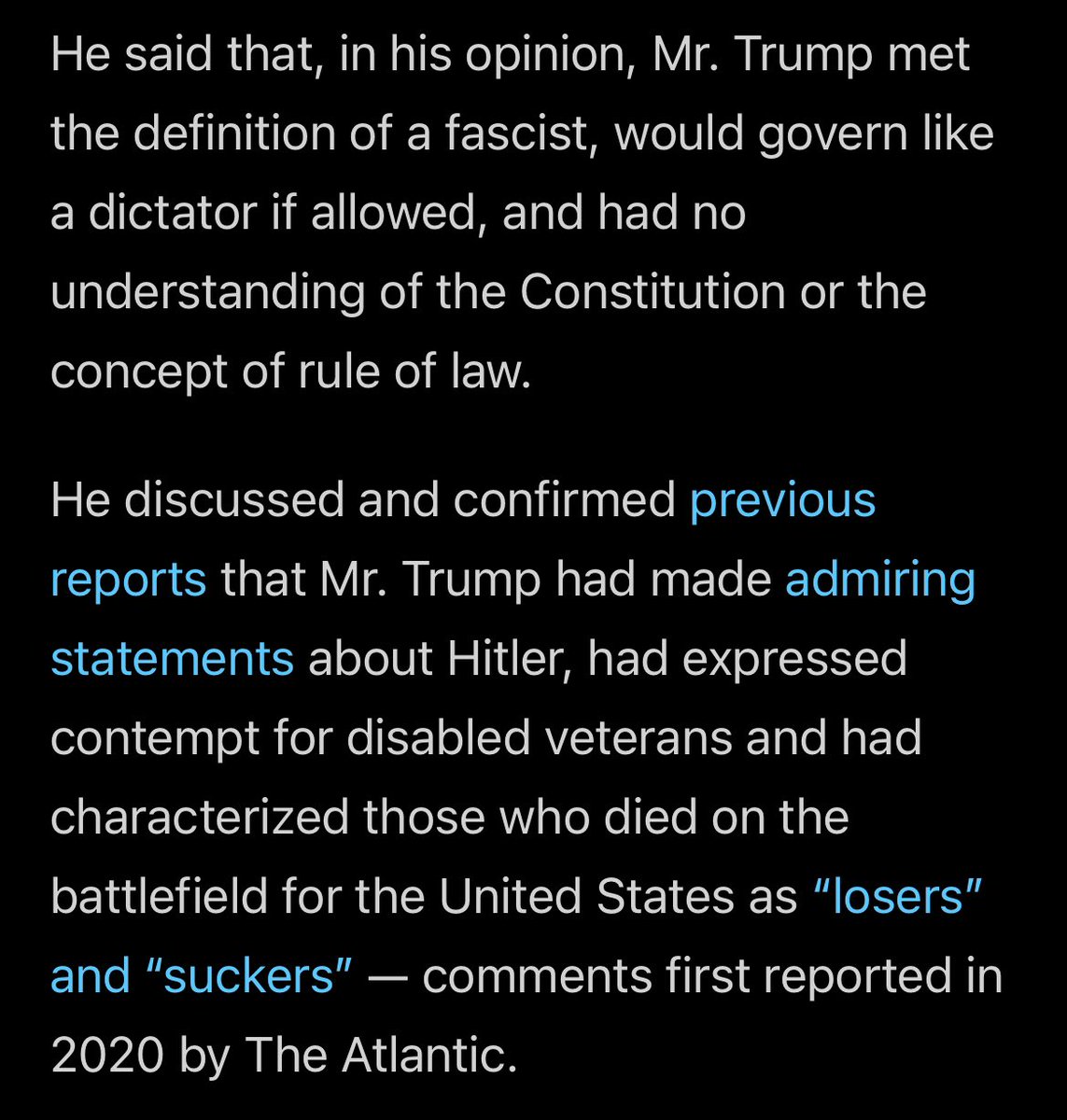TheMilesLuna's tweet photo. I feel like I’m losing my mind. How is the presidential race even remotely close. THIS WAS TRUMP’S LONGEST SERVING CHIEF OF STAFF. 
https://t.co/8rOrkZhN47 https://t.co/uhMldaOphr