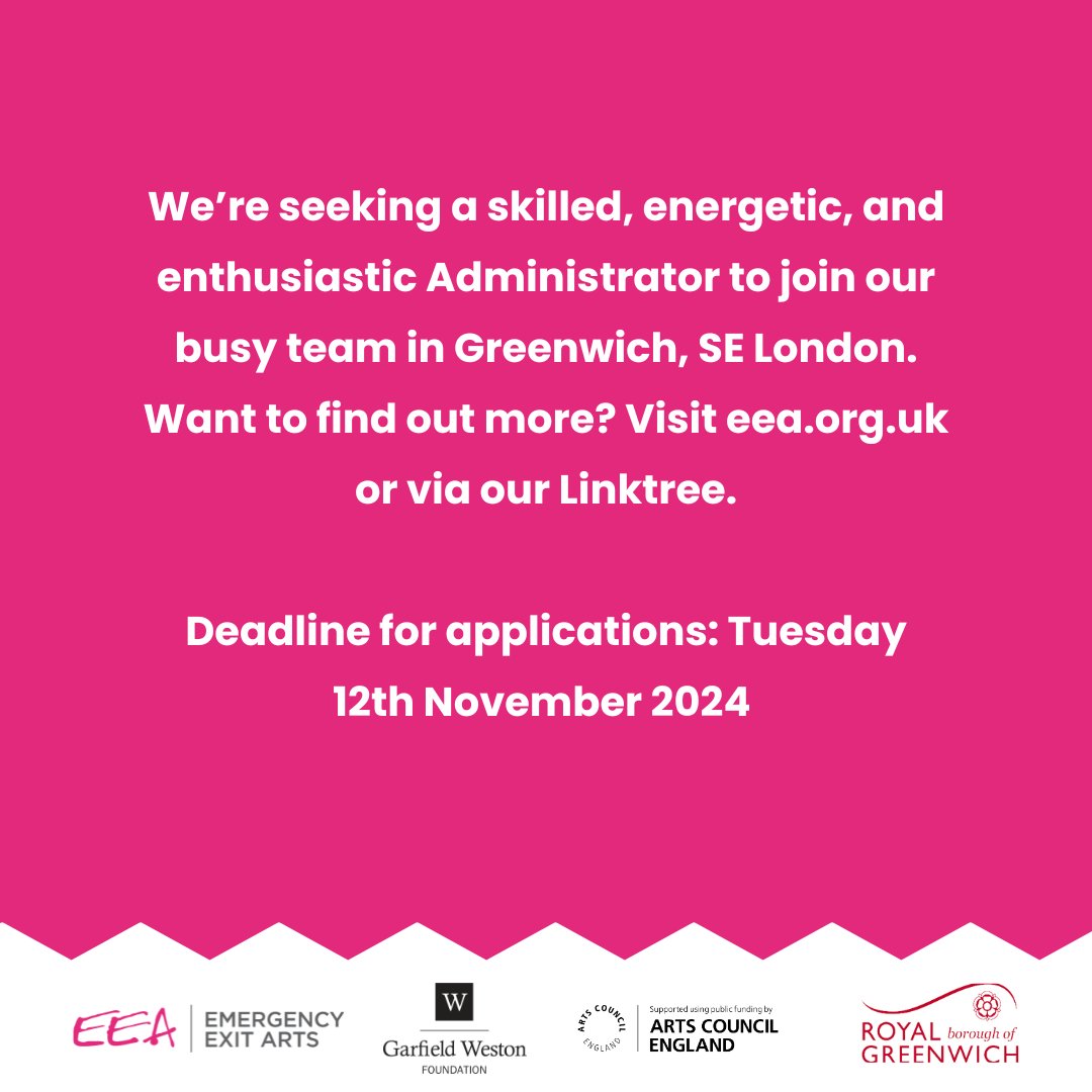 EEALondon's tweet photo. 🙏 Thank you to everyone who has applied so far!

🔍 We will be reviewing your applications shortly.

❗️ Deadline for applications: Tuesday 12th November 2024, 10am

👩‍🏫 Interviews: Thursday 21st November 2024

📅 Start Date: Monday 6th January 2025 https://t.co/9FPYagQkPm