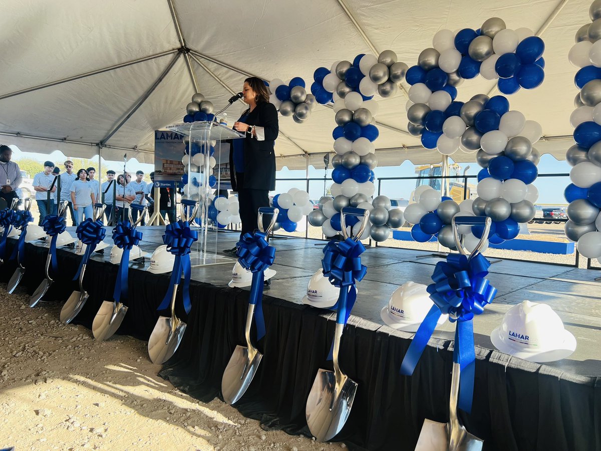 Dr. Marlon R. Waites Jr. (@marlonwaites) on Twitter photo Exciting day at the CTE Center groundbreaking ceremony! We’re breaking ground on the future of career and technical education, set to open Fall 2026. Looking forward to all the opportunities this will bring for our students!
Let’s Do This!💪🏽 🦺👷🏽♂️🍎
<a href="/LamarCISD/">Lamar CISD</a> <a href="/LamarCISDCTE/">Lamar CISD CTE</a> Exciting day at the CTE Center groundbreaking ceremony! We’re breaking ground on the future of career and technical education, set to open Fall 2026. Looking forward to all the opportunities this will bring for our students!
Let’s Do This!💪🏽 🦺👷🏽♂️🍎
<a href="/LamarCISD/">Lamar CISD</a> <a href="/LamarCISDCTE/">Lamar CISD CTE</a>