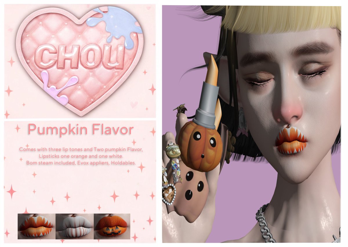 Savor pumpkin spice season with CHOU's Pumpkin Flavor lipstick &amp; holdable!  There is still time to join The Awakening: A MadPea Halloween Hunt to unlock this prize and more!  Preview all unlocked prizes: bit.ly/4esPewl
