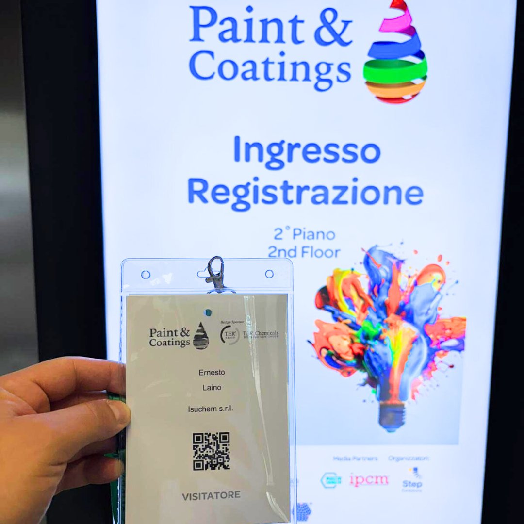 IsuschemS's tweet photo. Isuschem al Paint&amp;Coatings 2024.
Un evento imperdibile per i professionisti dell'industria delle vernici, dei rivestimenti e delle tecnologie di superficie.
Abbiamo incontrato partner e futuri clienti.
Abbiamo scoperto le ultime novità del settore del coating. #solventi https://t.co/Rd5mFaVwNp