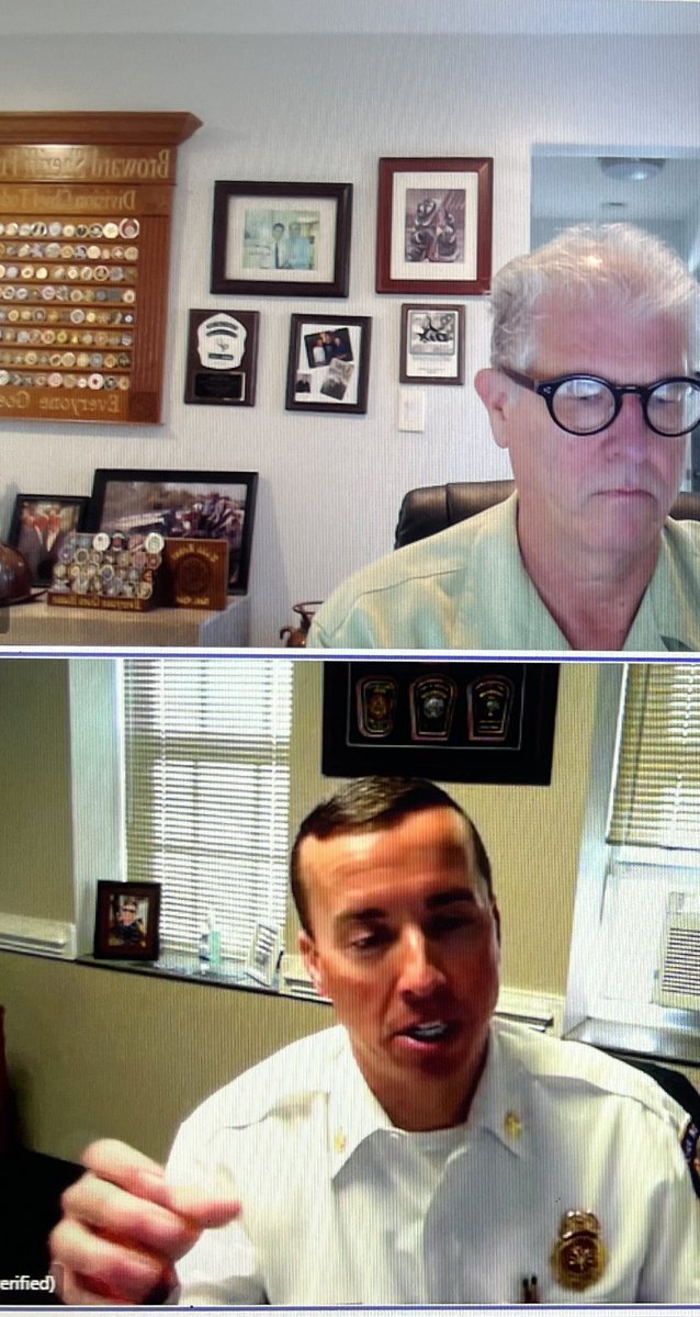 ToddJLeDuc's tweet photo. Got to catch up with incoming @vfca President @Kevin1Good discussing health &amp; wellness across USA 🇺🇸 fire 🔥 service @fireengineering @PIOMarkBrady @ChiefRubin @RealBritaHorn @floridaFFsafety @VaFirePrograms @VAFireNews @Jefffire89 @5AlarmTaskForce https://t.co/FL27E54Brq