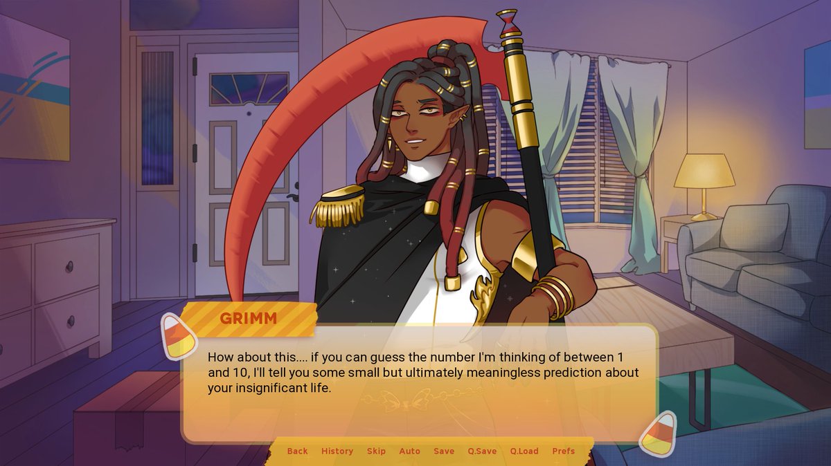 HamiltonHour's tweet image. In a few days #HalloweenScrooge will get a small QOL update with:

🎃 Text edits including some new text &amp;amp; a few new dialogue choices
🎃 Updated CG
🎃 Additional music + corrected volume levels
🎃 Return of the web playable build

#vndev #cozygames

hamiltonhour.itch.io/halloween-scro…