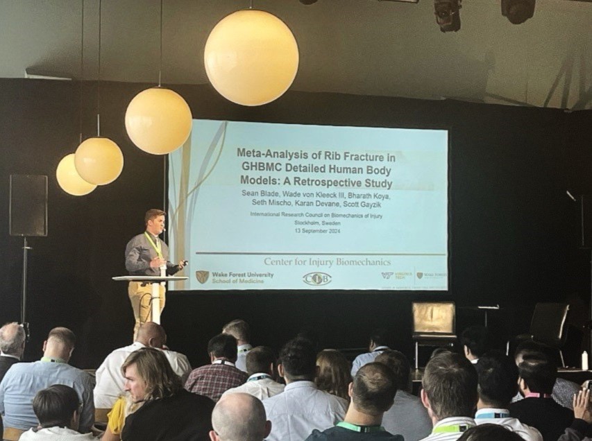 Wake Forest Biomedical Engineering (@wakebme) on Twitter photo 🎉 Congratulations to PhD student Sean Blade on his #NewPub presented at the <a href="/IRCOBI/">IRCOBI</a> conference in Stockholm, Sweden!
👏 Thank you to the faculty & co-authors: <a href="/ScottGayzik/">Francis Scott Gayzik</a>, <a href="/KaranDevane/">Karan Devane</a>, Wade von Kleeck, Bharath Koya, & Seth Mischo #GHBMC #CIB
➡️🔗 goo.gl/scholar/nQDgx4 🎉 Congratulations to PhD student Sean Blade on his #NewPub presented at the <a href="/IRCOBI/">IRCOBI</a> conference in Stockholm, Sweden!
👏 Thank you to the faculty & co-authors: <a href="/ScottGayzik/">Francis Scott Gayzik</a>, <a href="/KaranDevane/">Karan Devane</a>, Wade von Kleeck, Bharath Koya, & Seth Mischo #GHBMC #CIB
➡️🔗 goo.gl/scholar/nQDgx4