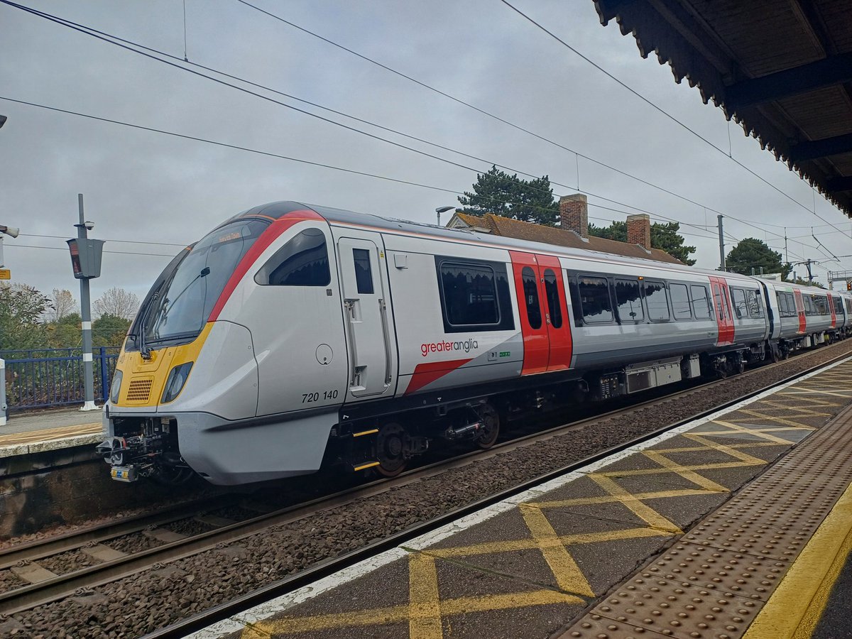 danthetrainman's tweet image. Enjoyed seeing some trains at #Manningtree today. #class720 #class745 #class755 #ukrailscene #daytrip