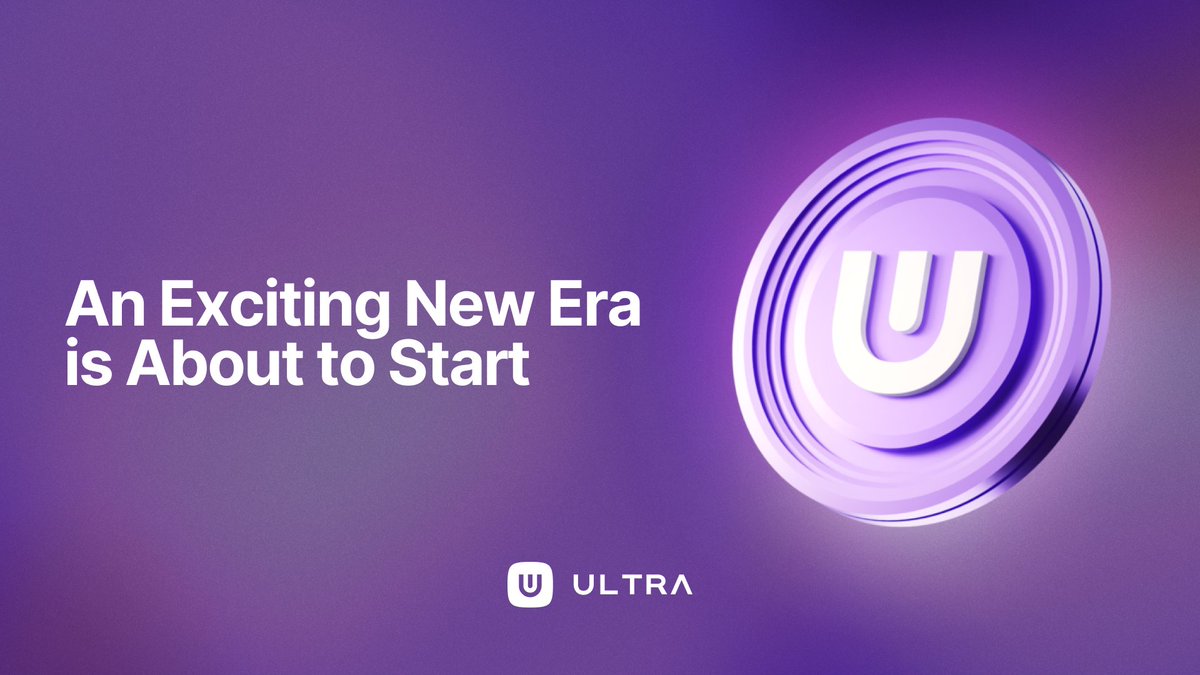 The future of Ultra is here! ⚡ 

We're kicking off a whole new era with fresh games, epic updates, and a revamped ecosystem. Built by gamers, for gamers - this is just the beginning. 👇 

ultra.io/articles/245/u…

#UltraNextChapter #ᕫltraIsInevitable
