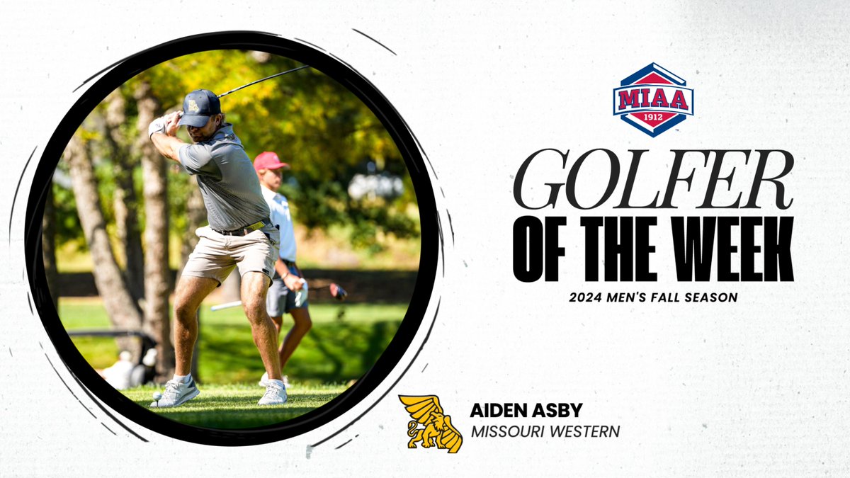 The MIAA (@themiaa) on Twitter photo ๐โณ๏ธ
Aiden Asbys collects <a href="/MWSUgolf/">Mens and Womens Griffon Golf</a>'s third straight ๐๐๐ผ๐ผ ๐๐๐๐๐๐ ๐๐ ๐๐๐ ๐๐๐๐ honor after winning the individual title at the Washburn Invitational ๐โคต๏ธ
๐ฐ shorturl.at/Pjzxg
#BringYourAGame ๐โณ๏ธ
Aiden Asbys collects <a href="/MWSUgolf/">Mens and Womens Griffon Golf</a>'s third straight ๐๐๐ผ๐ผ ๐๐๐๐๐๐ ๐๐ ๐๐๐ ๐๐๐๐ honor after winning the individual title at the Washburn Invitational ๐โคต๏ธ
๐ฐ shorturl.at/Pjzxg
#BringYourAGame