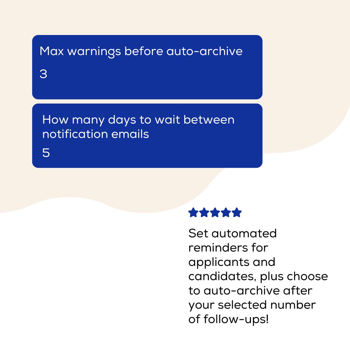 QintilSolutions's tweet photo. Set automated reminders for applicants &amp; candidates, decide how often you chase, &amp; choose the number of follow-ups before auto-archiving. Create your ideal email template &amp; add an archive tag to track why candidates didn’t onboard. Book a demo at https://t.co/LswRZsOg1A 🚀 https://t.co/QV4PTgir5A