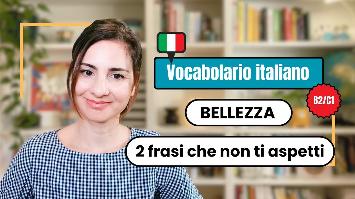 Nuova lezione! 🇮🇹
*Clicca il link in bio per vederla subito* 👆🏻
 Learn Italian Vocabulary B2/C1: usiamo la bellezza! #youritalianteacher i.mtr.cool/aoxfnvodus
