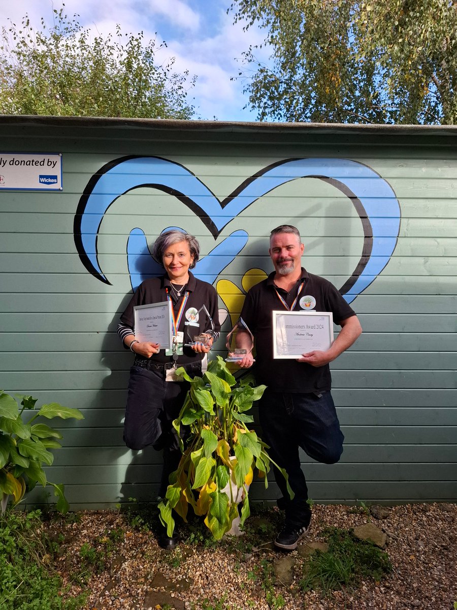 Who would have the thought that when Dionne joined the NHTT &amp; the Hope Garden project back in March, that 7 months later we would receive awards at the ELFT Staff awards. I am so proud of all the work we have done with our service users. Thank you to all who nominated us. 💚