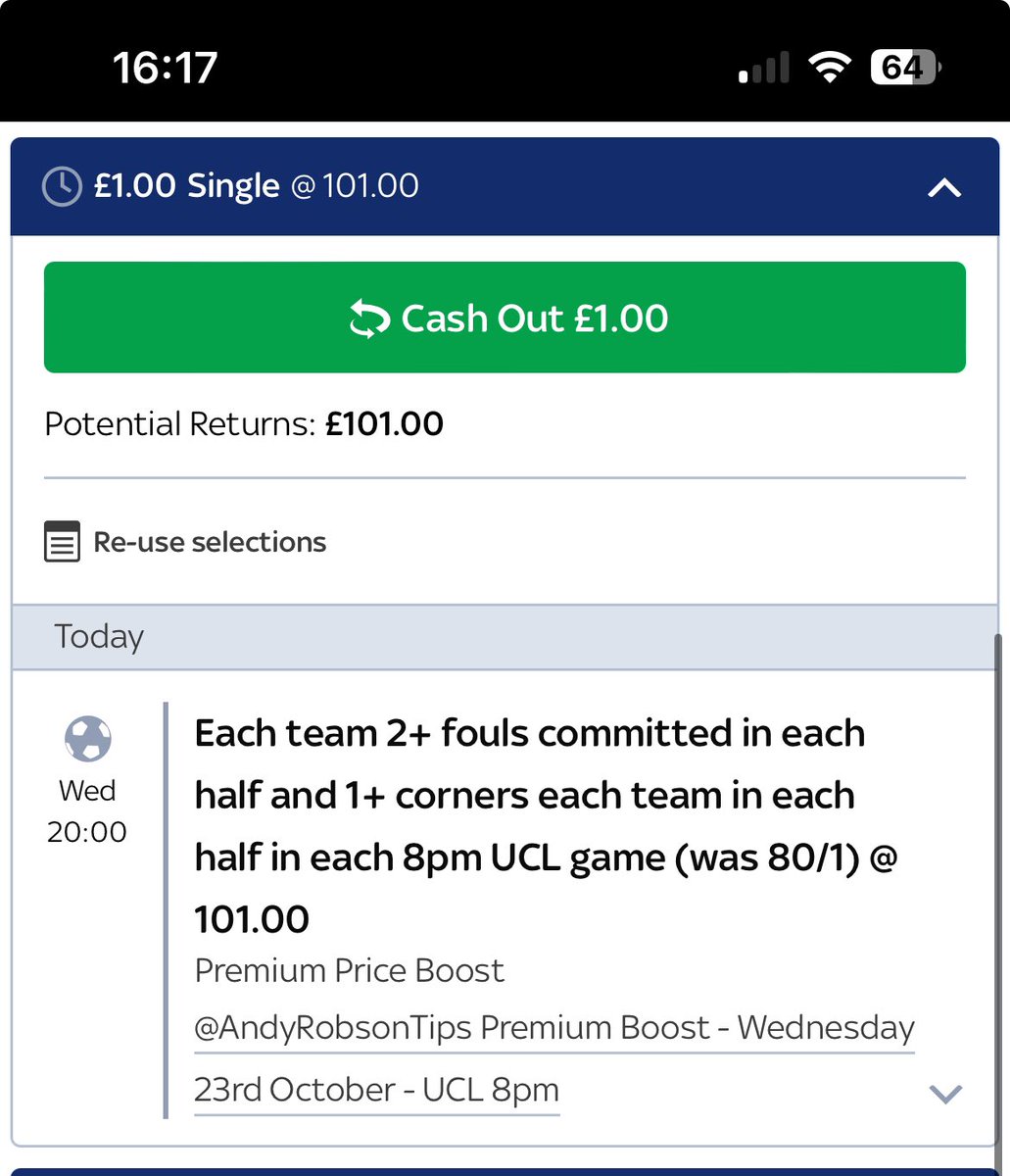 david_spurs89's tweet photo. @AndyRobsonTips On it 👍 https://t.co/EUZqBTkpyO