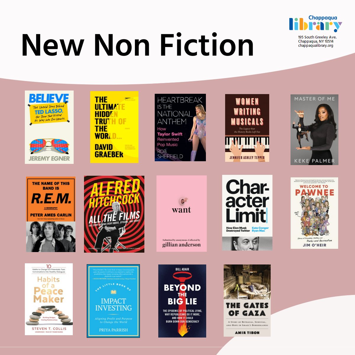 Chappaqua Library tweet media