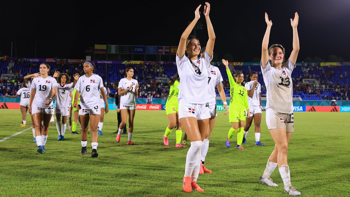 “This is something that is going to completely change football in our country.” 🇩🇴

A historic night in the Dominican Republic, as 13,535 fans turned out to watch their nation face Nigeria in the #U17WWC — now the highest attended football match for any <a href="/sedofutbol/">Selección Dominicana de Futbol</a> team in