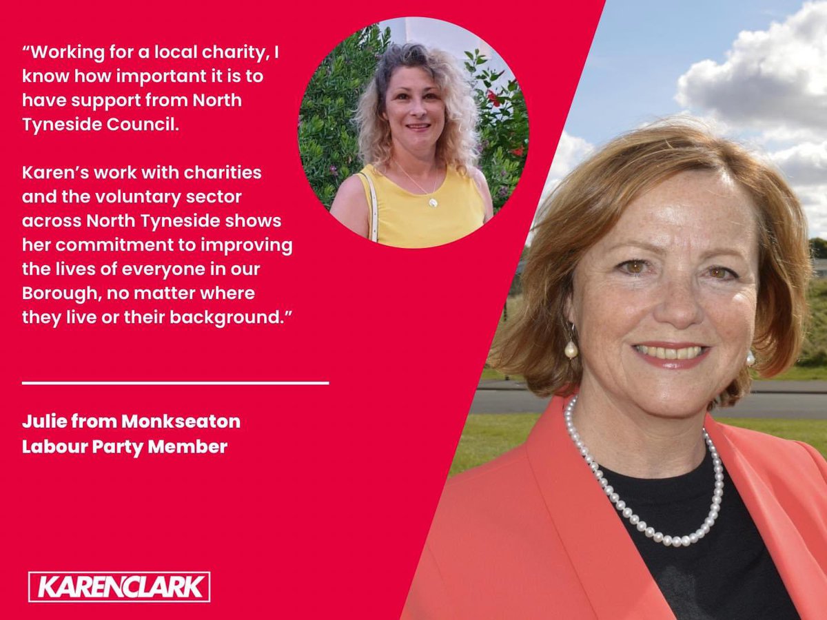 Julie understands the formidable power our communities have when we work together and she’s supporting me to be the Elected Mayor of North Tyneside.