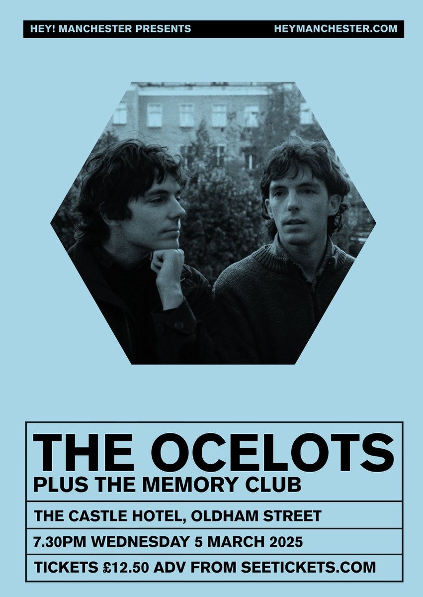 Hey! Manchester (@heymanchester) on Twitter photo CONFIRMED: Young indie-folk group #TheMemoryClub will join @theocelotsmusic at <a href="/thecastlehotel/">The Castle Hotel</a> on Wed 5 Mar! Read more, listen to both and book now: heymanchester.com/the-ocelots#in⦠CONFIRMED: Young indie-folk group #TheMemoryClub will join @theocelotsmusic at <a href="/thecastlehotel/">The Castle Hotel</a> on Wed 5 Mar! Read more, listen to both and book now: heymanchester.com/the-ocelots#inā¦