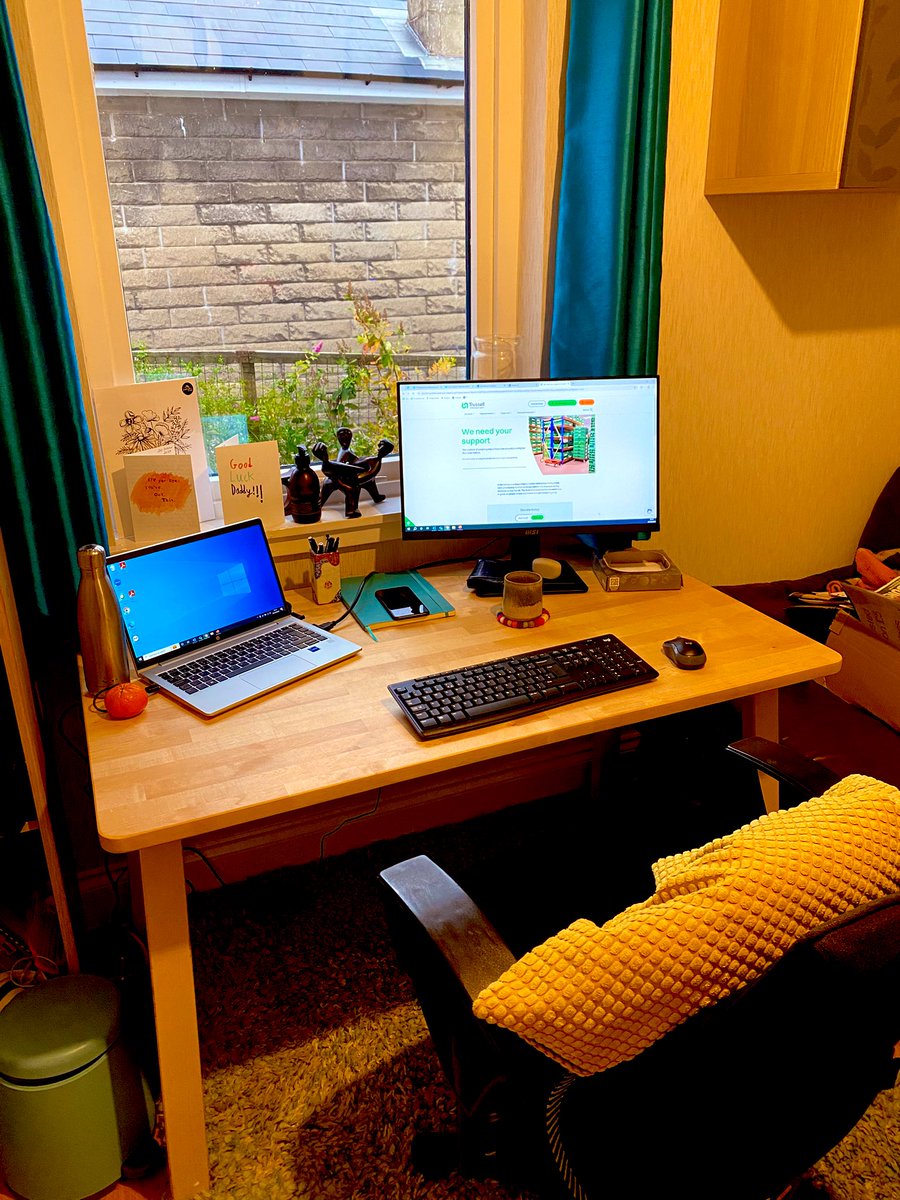 I'm back! After 4.5 years of full-time parenting and part-time handyman-ing, I have started a new role with <a href="/TrussellUK/">Trussell</a> as Area Manager for North &amp; East Scotland. Really looking forward to getting into the work proper. For now...induction!