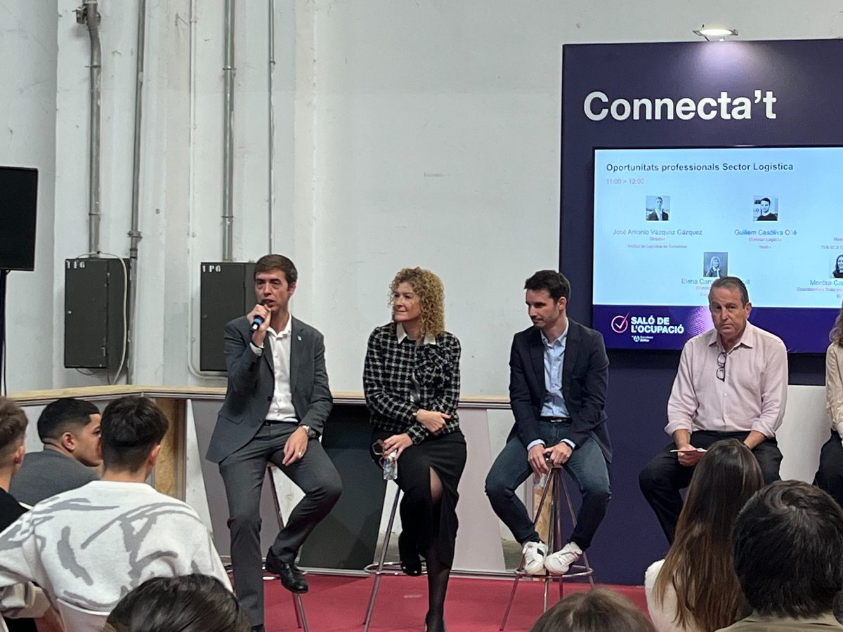 consorciedubcn's tweet photo. 🗨️Avui, en la 1a jornada del @salocupacio directors i docents de centres #Be_pro han debatut, juntament amb altres experts, sobre les oportunitats professionals a l'administració pública i als sectors de la logística, la construcció sostenible i l'economia blava.
@barcelonactiva https://t.co/wyy51mHtNC