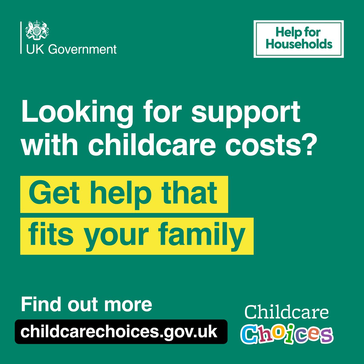 Eligible working parent? You can now apply for your code to access funded childcare from 1 January for:

👶  15 hours childcare for your child aged nine months up to three years
🧒 30 hours childcare for your child aged three or four

For more info visit bit.ly/3kXBoYE
