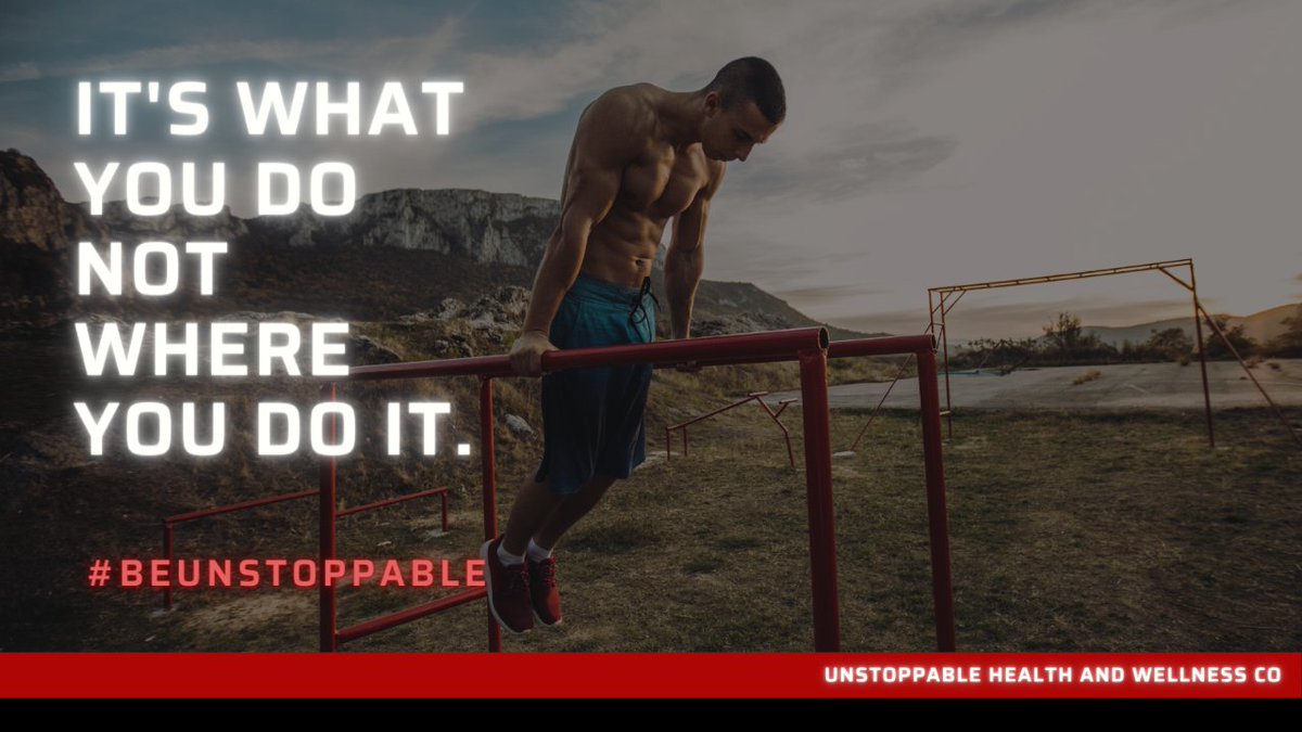 AndUnstoppable's tweet photo. It's what you do, not where you do it.

#beunstoppable #beinspired #myunstoppable #inspirationalquotes #selfmotivation #cbdwellness #livefit https://t.co/LUwvlPJAhx