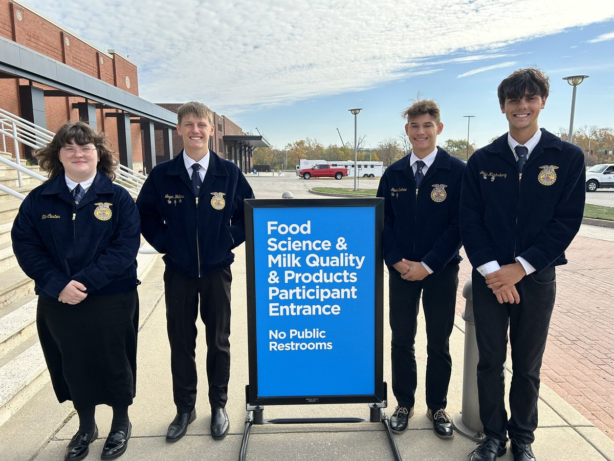 Good Luck to the Food Science as they compete in the National Contest today!