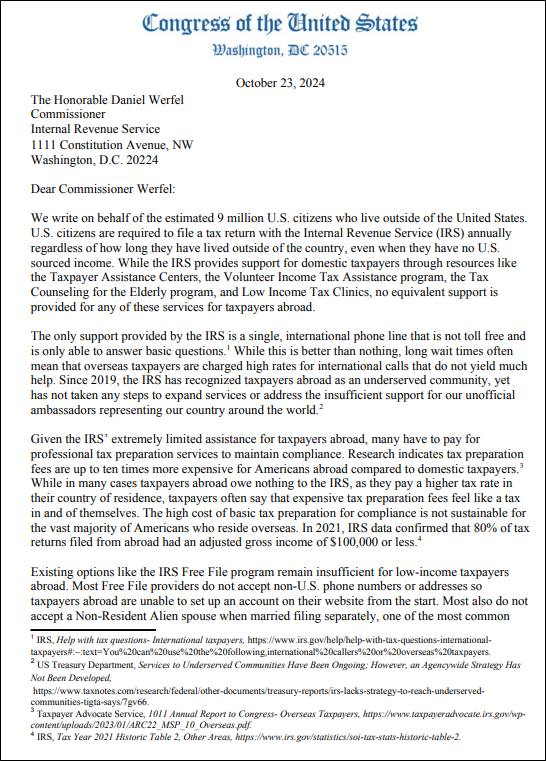repdinatitus's tweet photo. Filing a tax return is especially difficult for U.S. citizens abroad. Today @SenatorBennet and I led a letter with 50+ colleagues urging @IRSnews to take a step towards simplifying the process by expanding Direct File to millions of U.S. citizens abroad. https://t.co/5eYWHlPfuv