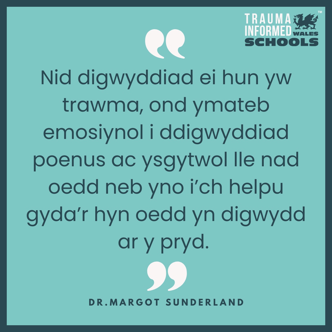 TISWales's tweet photo. Mae gan bob ysgol blant sydd wedi profi trawma ac mae ganddynt rôl hanfodol i’w chwarae wrth gefnogi pob plentyn fel y gallwn liniaru’r lefelau straen uchel a gwella iechyd meddwl y plentyn trwy berthynas ac empathi.  
#TISWales #TISUK #Trawma #Trauma #MentalHealth #IechydMeddwl https://t.co/SYXiO0rgVY