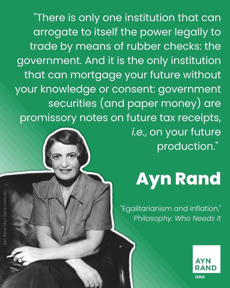 AynRandOrg's tweet photo. Ayn Rand's philosophy continues to remain relevant. Discover Ayn Rand and why philosophy matters: https://t.co/YAauGsPiNv https://t.co/OTigHWrQs5