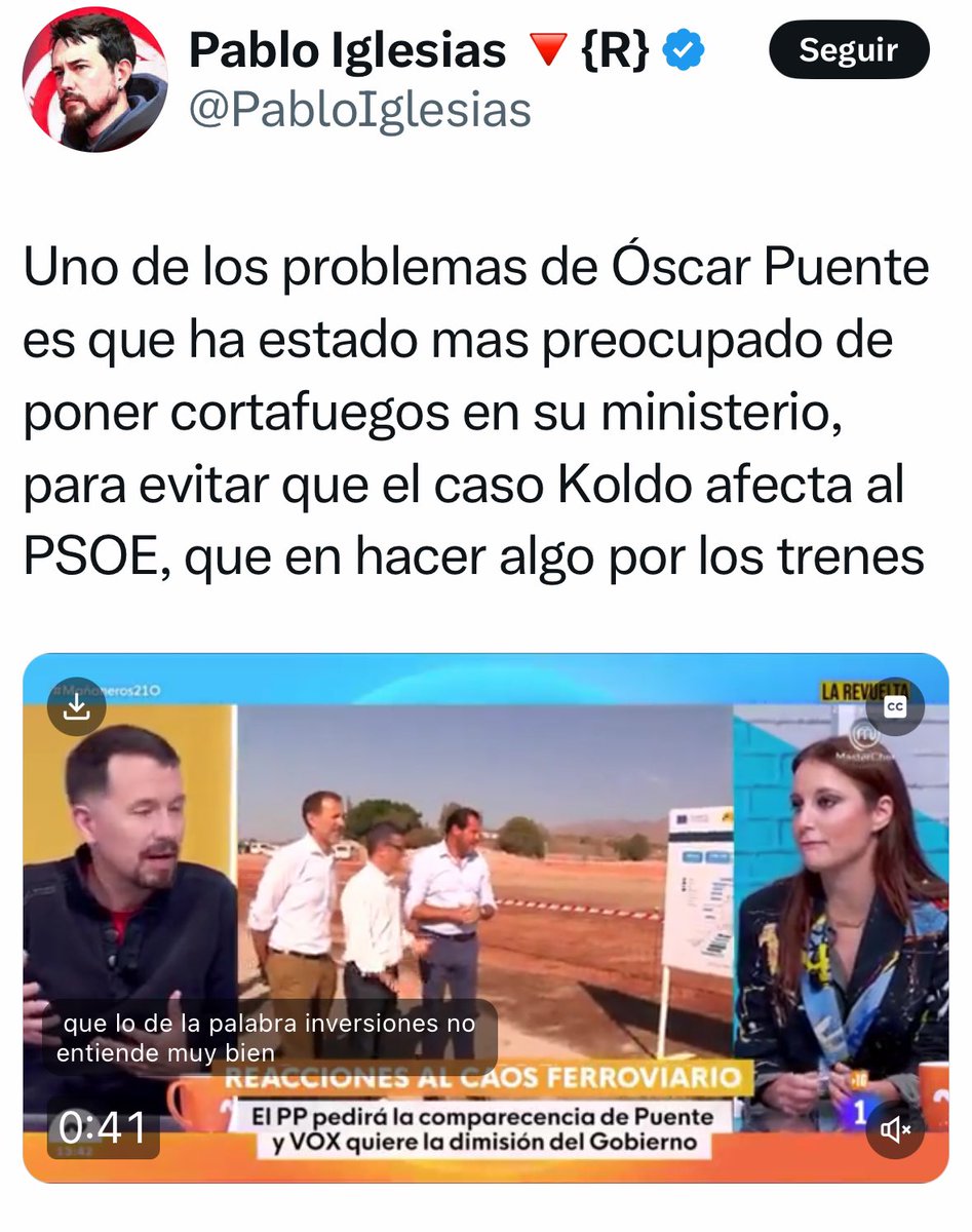 oscar_puente_'s tweet photo. Lo de Isabel Rodriguez es un calentón. Discúlpala. No todos tenemos tu frialdad de ánimo y tu capacidad de análisis, Pablo. Ah, ni tu buena fe. https://t.co/zyobVeq0zG