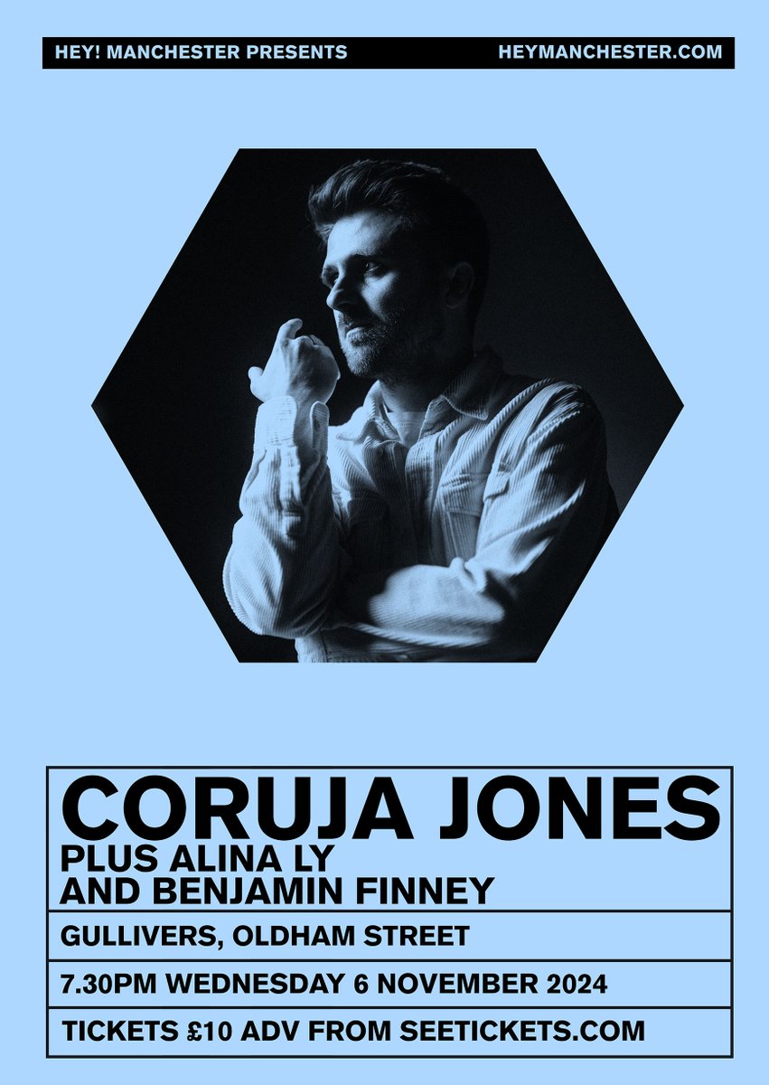 Hey! Manchester (@heymanchester) on Twitter photo TWO WEEKS TODAY: We help <a href="/coruja_jones/">Coruja Jones</a> launch his new EP, Undo - at <a href="/gulliverspub/">Gullivers</a>, with guests <a href="/alinalymusic/">Alina Ly</a> and <a href="/Benjaminfinney/">benjaminfinney</a>. Read more, listen and book now: heymanchester.com/coruja-jones-2… TWO WEEKS TODAY: We help <a href="/coruja_jones/">Coruja Jones</a> launch his new EP, Undo - at <a href="/gulliverspub/">Gullivers</a>, with guests <a href="/alinalymusic/">Alina Ly</a> and <a href="/Benjaminfinney/">benjaminfinney</a>. Read more, listen and book now: heymanchester.com/coruja-jones-2…