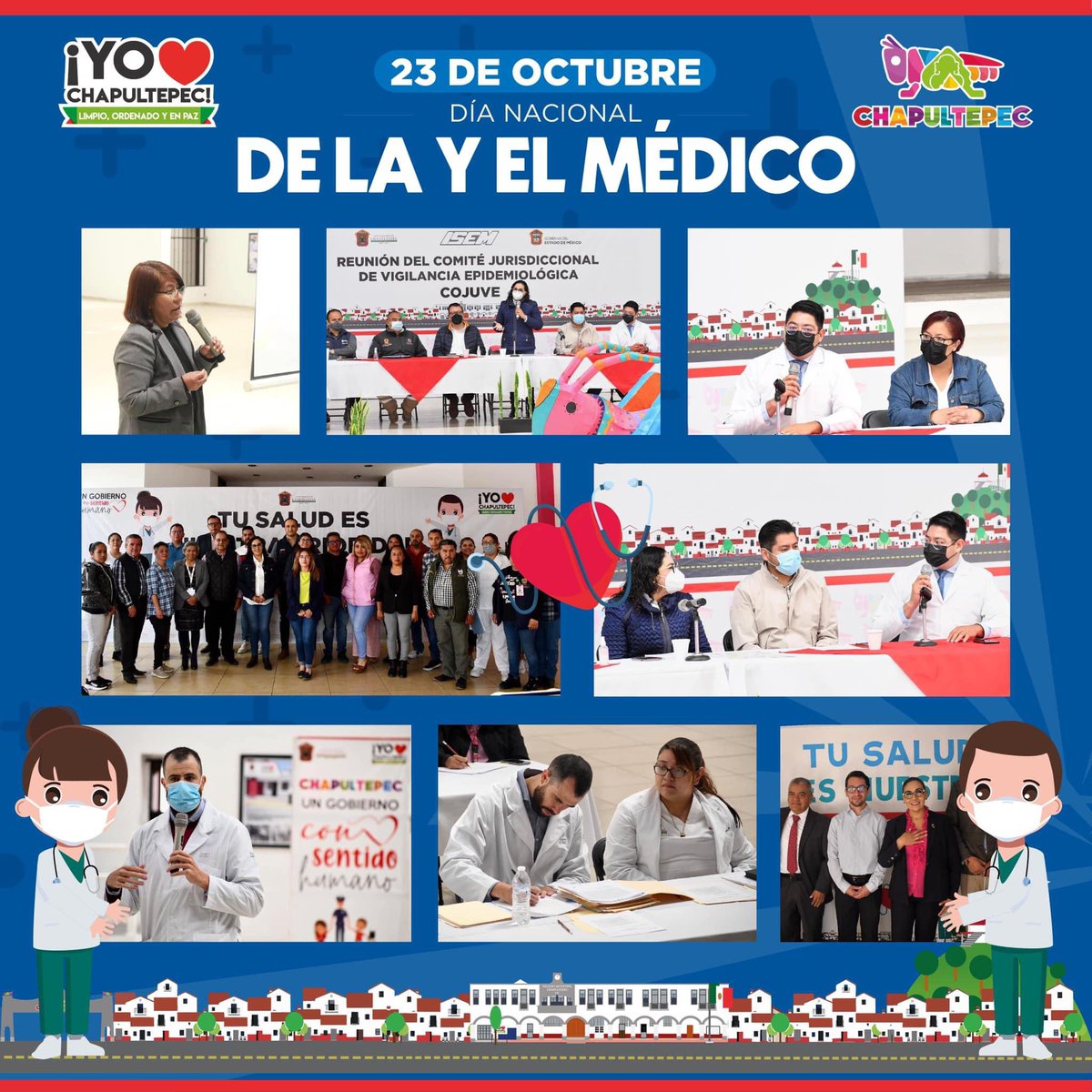 Felicitaciones a todos los profesionales de la salud en su día, mi más sincero agradecimiento por su dedicación y compromiso con la prevención, el bienestar y cuidar la vida de tod🤍s.
Que su pasión y conocimiento siga cambiando vidas y salvando corazones. 👩‍⚕️👨‍⚕️🫶
#DíaDelMédico 🩺