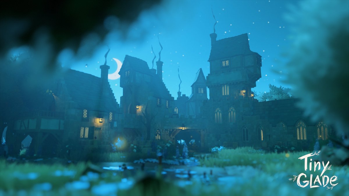 pizzacait's tweet photo. playing around positioning the moon and making huge manors https://t.co/1jG8J4emev