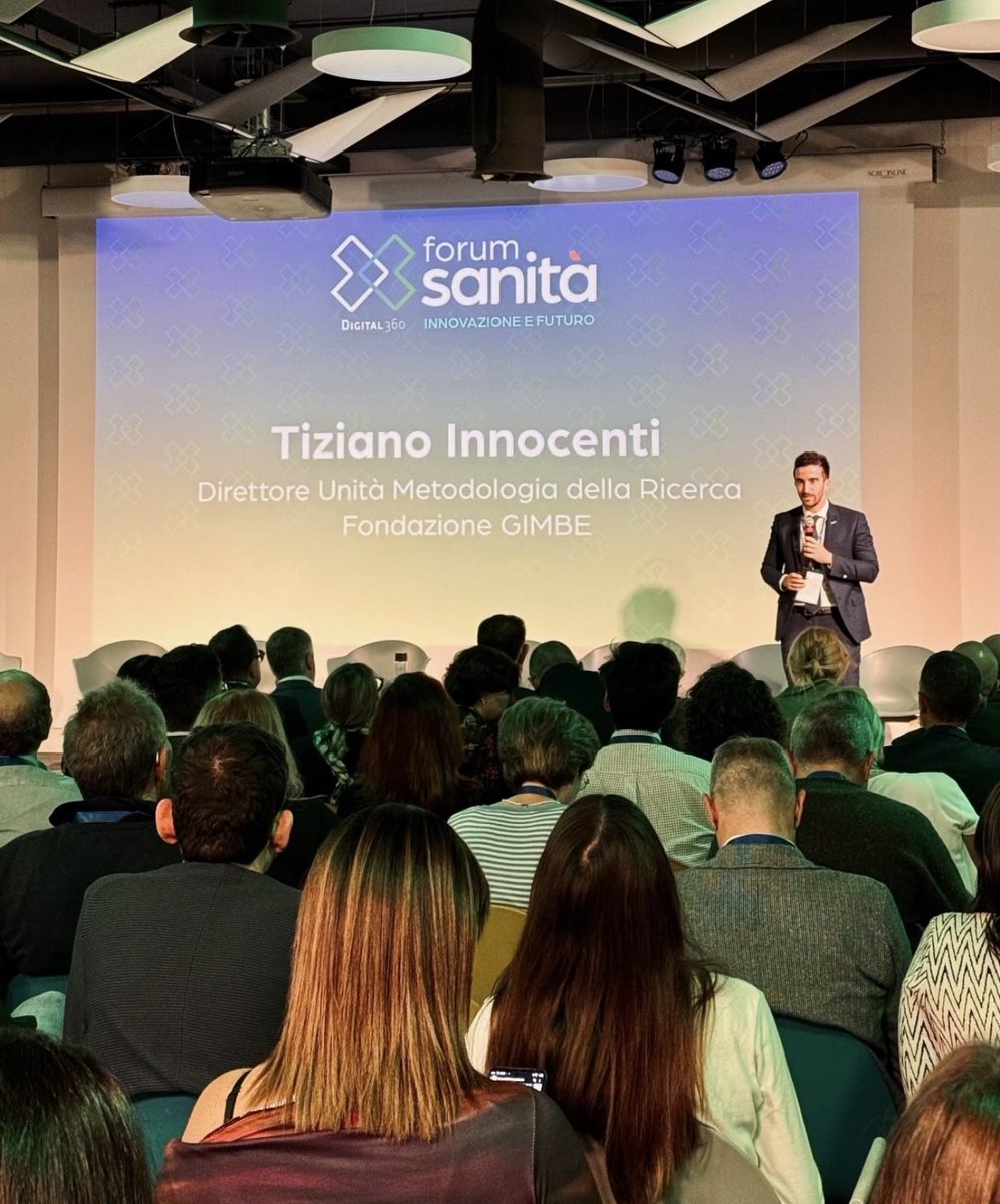 Tiziano Innocenti, PhD (@innocenti_tzn) on Twitter photo Oggi a <a href="/FPA_net/">FPA - FORUM PA - A DIGITAL360 Company</a> per parlare delle attività che stiamo facendo con <a href="/GIMBE/">Fondazione GIMBE</a>.
L’ #intelligenzaartificiale in #sanità richiede un approccio olistico che consideri non sol gli aspetti tecnologici e con ricerche che valutino in modo rigoroso l’impatto sugli esiti di #salute. Oggi a <a href="/FPA_net/">FPA - FORUM PA - A DIGITAL360 Company</a> per parlare delle attività che stiamo facendo con <a href="/GIMBE/">Fondazione GIMBE</a>.
L’ #intelligenzaartificiale in #sanità richiede un approccio olistico che consideri non sol gli aspetti tecnologici e con ricerche che valutino in modo rigoroso l’impatto sugli esiti di #salute.