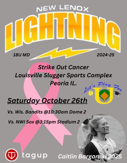 Here’s our schedule for this weekend in Peoria! Come check us out!! <a href="/NLLightning_MD/">New Lenox Lightning MD</a> 

<a href="/LewisSoftball/">Lewis Softball</a>
<a href="/cierra_taylor16/">Cierra Taylor</a> <a href="/LFCollegeSB/">Lake Forest College Softball</a> <a href="/Piosoftball/">Carroll University Softball</a> <a href="/BradleySoftball/">Bradley Softball</a> 
<a href="/DePauwU/">DePauw University</a> <a href="/DePaulSB/">DePaul Softball</a> <a href="/millikinsb/">Millikin University Softball</a>
<a href="/UIS_Softball/">UIS Softball</a> <a href="/IlliniSB/">Illinois Softball</a> <a href="/BenUSoftball/">Benedictine Softball</a> <a href="/CycloneSB_Camps/">ISU Softball Camps</a> <a href="/NPUSoftball/">NPU Softball</a>