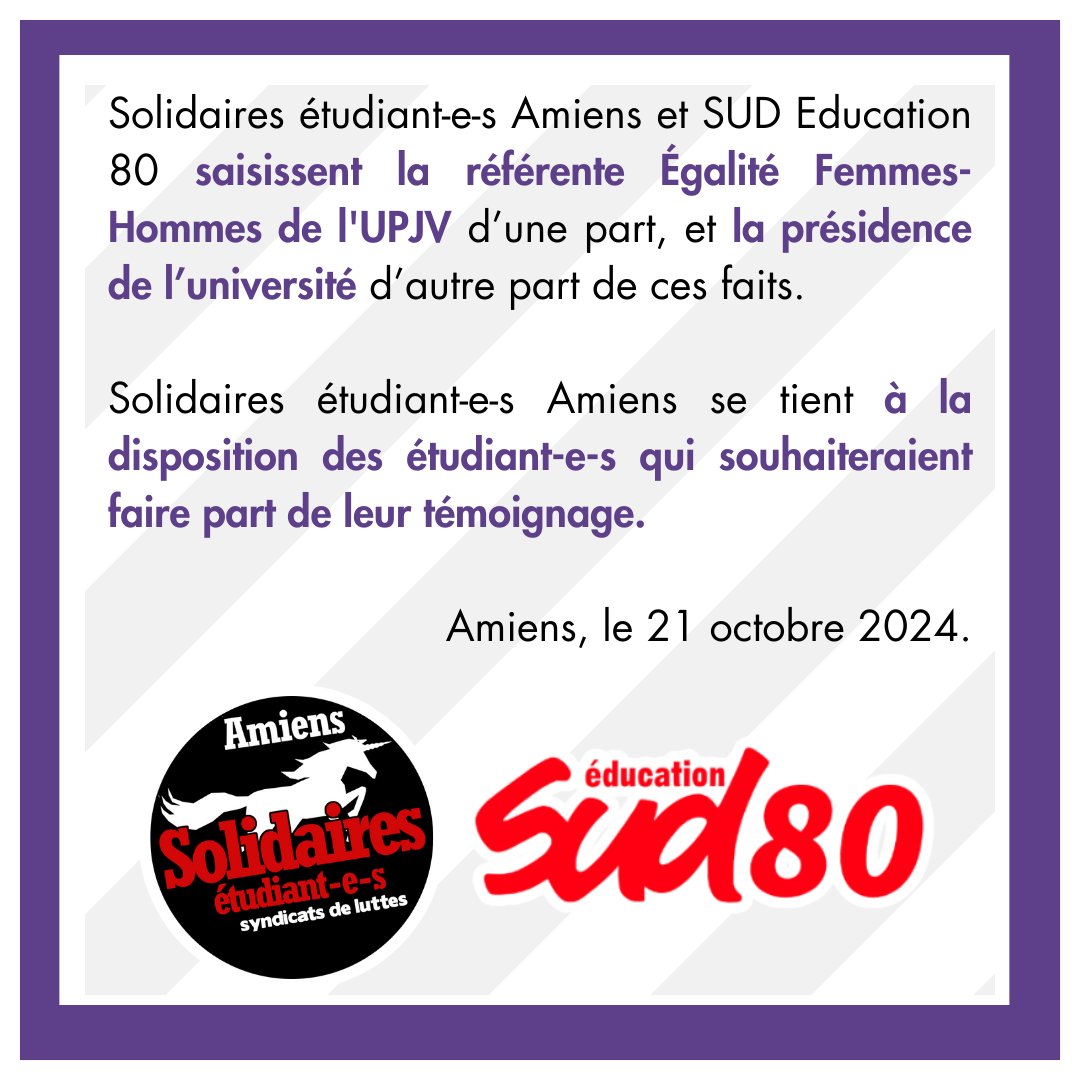 Solidaires Étudiant-e-s Amiens tweet media