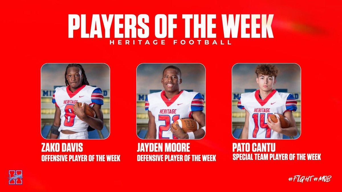 Congratulations to our POTW from our win vs Crandall!      

#GD2BAJ #FIGHT #MOB
