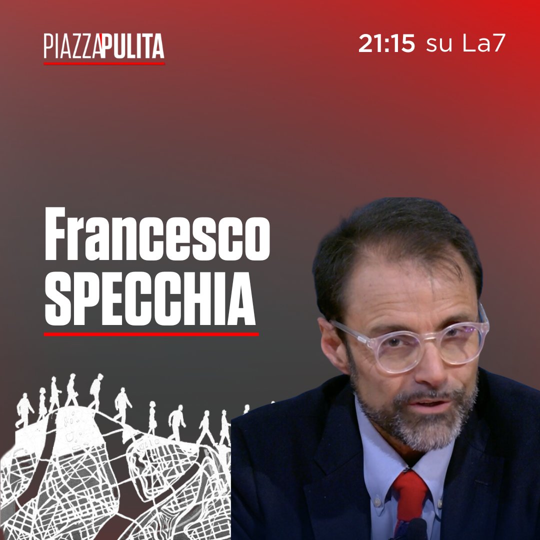 Piazzapulita - La7 (@piazzapulitala7) on Twitter photo Stasera a #Piazzapulita il giornalista Francesco Specchia.
21.15, La7
<a href="/SpecchiaFran/">Francesco Specchia</a> Stasera a #Piazzapulita il giornalista Francesco Specchia.
21.15, La7
<a href="/SpecchiaFran/">Francesco Specchia</a>
