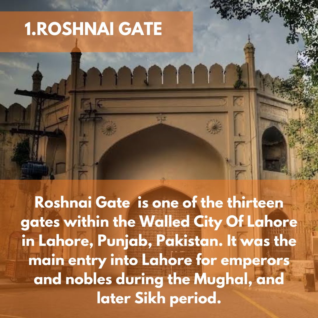 BARGADYouth's tweet image. 13 gates of Lahore, which one have you visited? #mughalarchitecture #lahorelandmarks #13gatesoflahore #bargadyouth