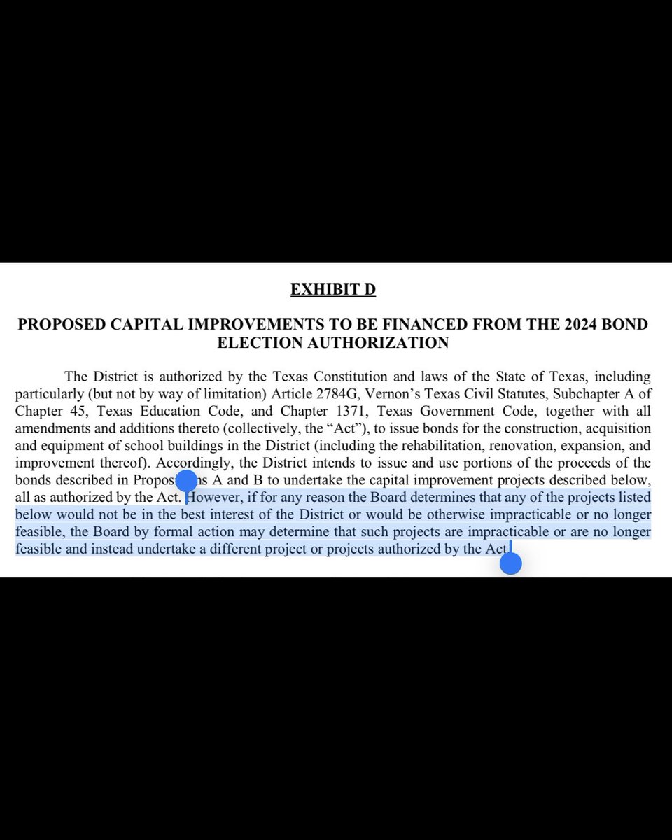 HISD families, take note! Bond plans can be changed after they are approved with a vote from the Board of Managers! #Notrustnobond 
#WrongBondWrongTime