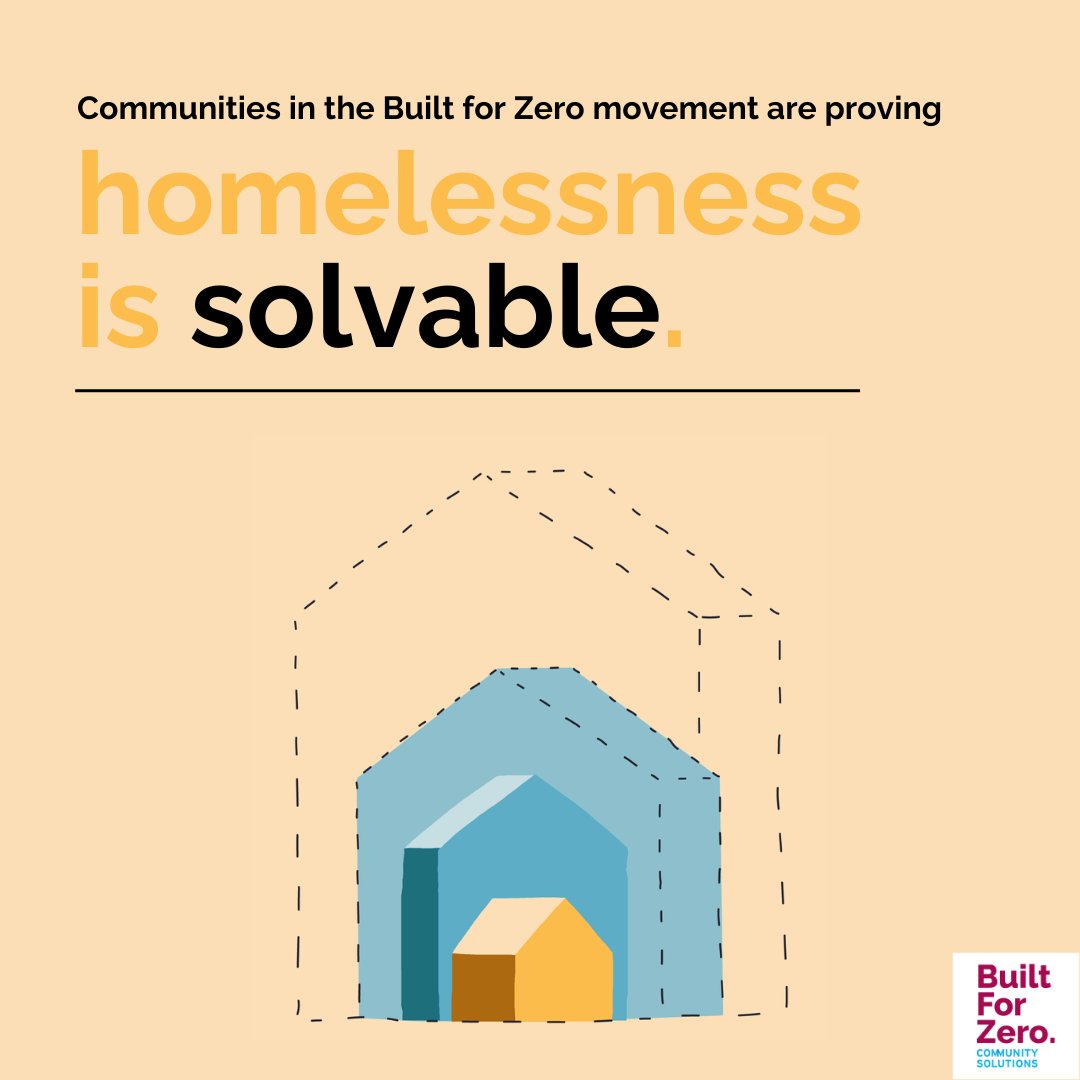 🤝 Using data, over 100+ communities have changed how local homeless response systems work and the impact they can achieve. Together, they are proving that we can build a future where homelessness is rare overall and brief when it occurs. #HomelessnessIsSolvable 

Learn more