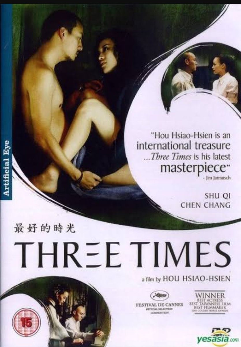 LearnEasy11's tweet image. #MithunCinemas

🏷 Title: #ThreeTimes
🎭 Genres: Romance
📆 Year: 2005
📝 Language: Taiwanese
🎟 Censor Rating: A - 🔞
🎬 Runtime: 2 Hr 19 Min 
🌟 IMDB Rating: 6.9/10

Plot : 2005 ஆம் ஆண்டின் மிக அழகான மற்றும் காதல் திரைப்படங்களில் ஒன்று. மூன்று காதல் கதைகள், ஒவ்வொன்றும் 👇🏻