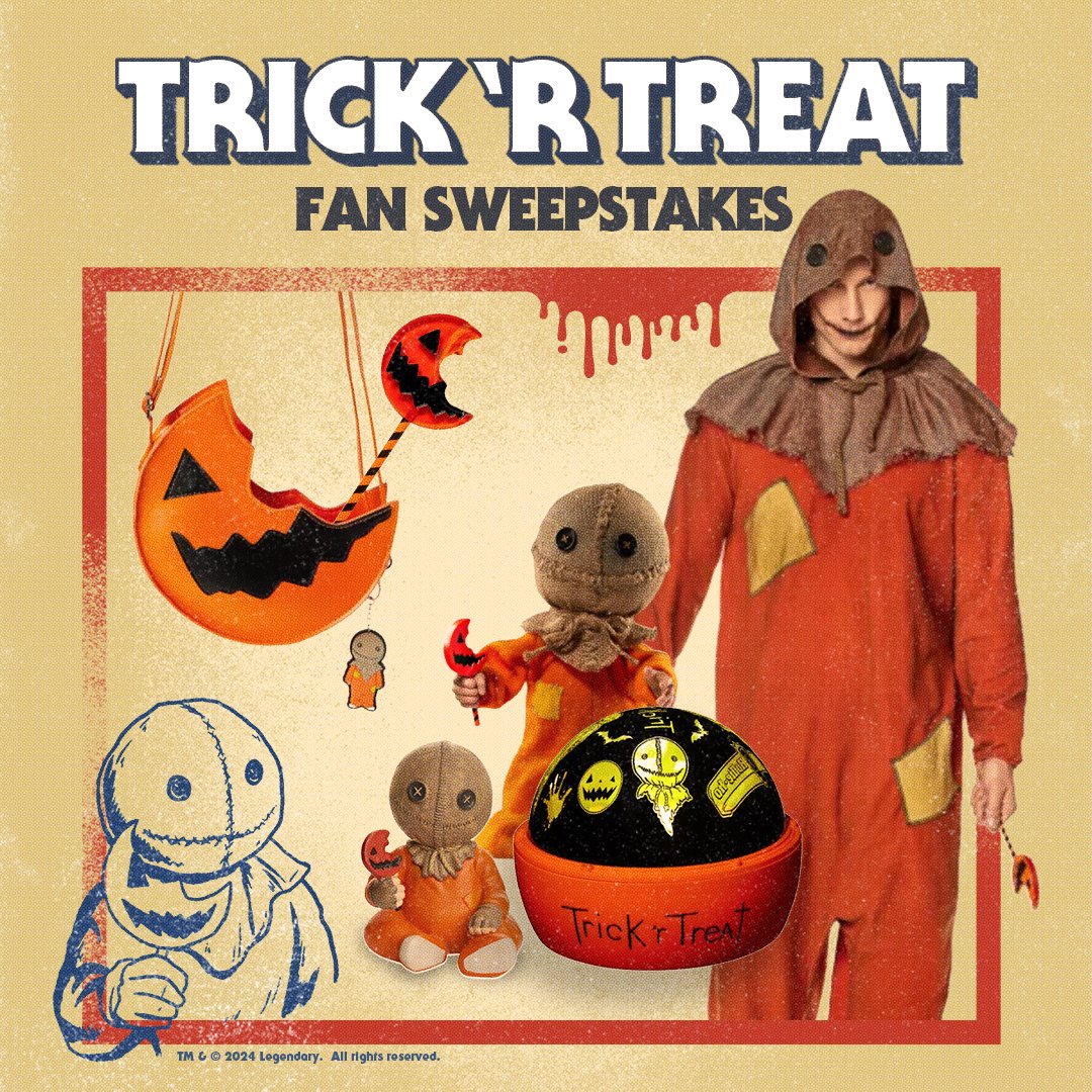 This Halloween, Trick ‘r Treat-ing is a must!

Legendary &amp; Bloody Disgusting are teaming up to celebrate the holiday classic this season by bringing you the Trick ’r Treat Fan Sweepstakes. Follow Sam’s rules and enter for your chance to win! 
bit.ly/3NAMwsD