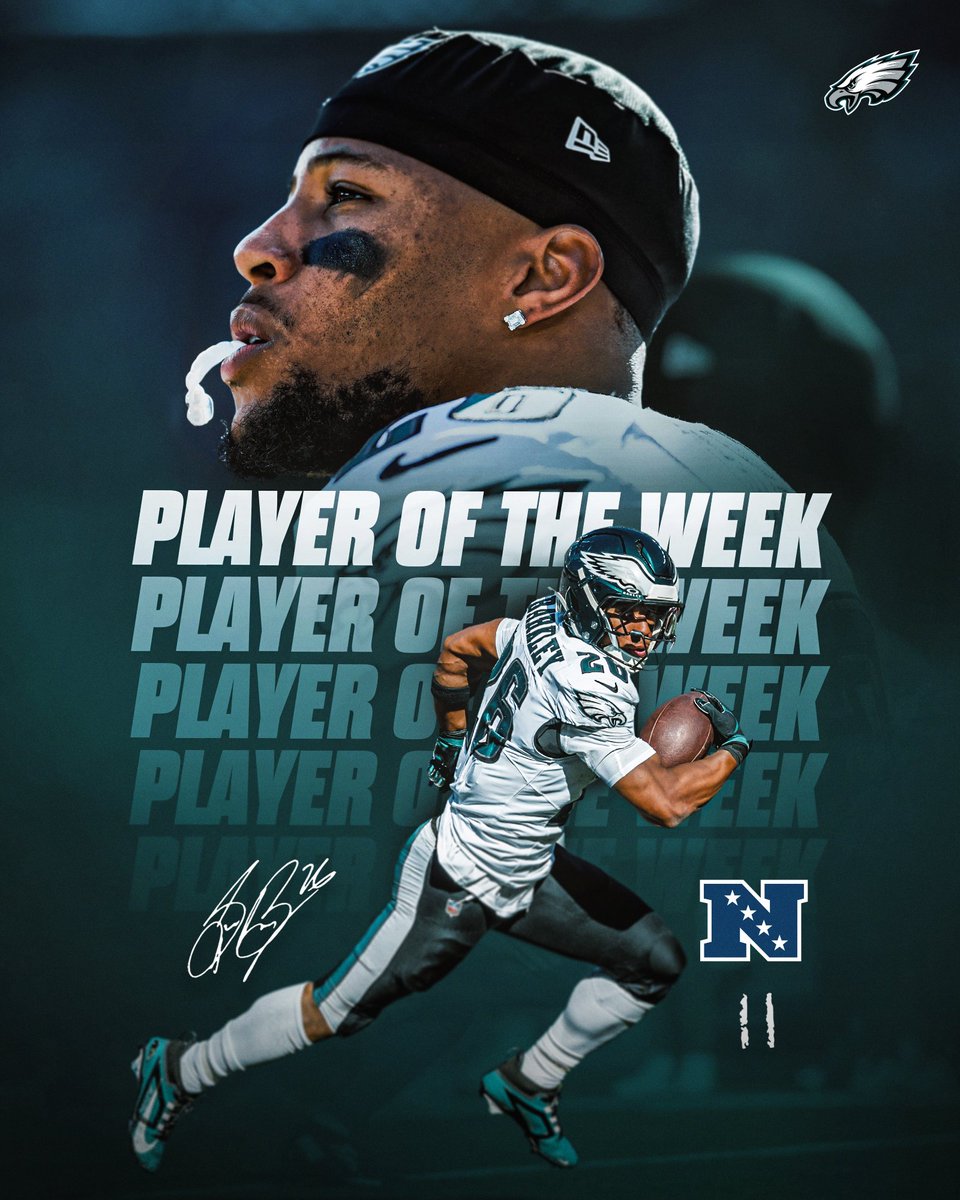 Was there ever a doubt 😏

<a href="/saquon/">Saquon Barkley</a> has been named the NFC Offensive Player of the week for the 2nd time this season!