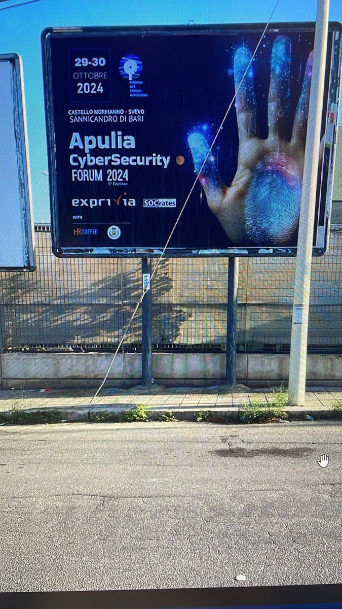 domenicoraguseo's tweet image. Ready ? #apuliacybersecurityforum #apuliacybersecurityforum2024 #cybersecmonth #cybersecurity @Exprivia_CY . See u soon .