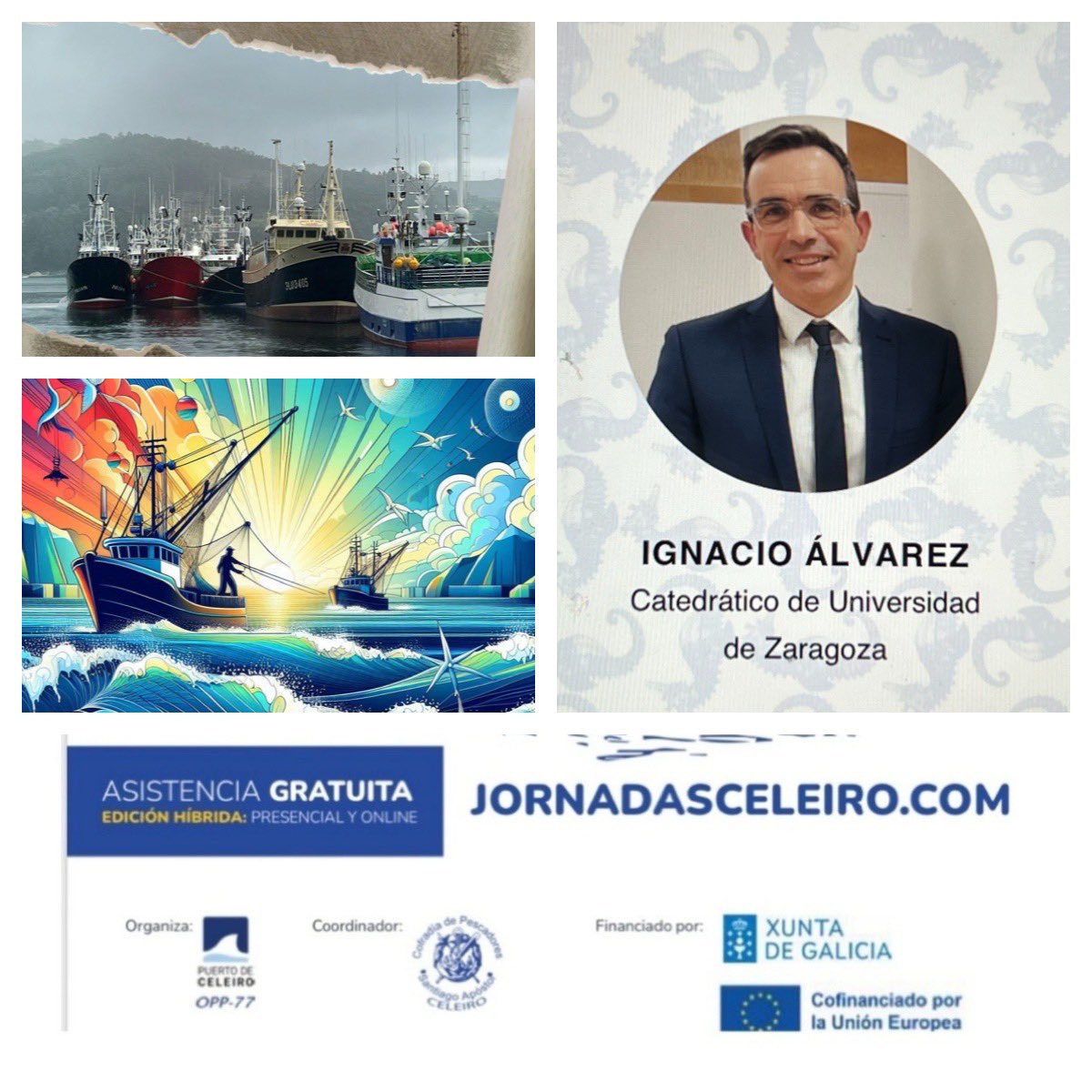 Jornadas Pesca CELEIRO: 21.10.24 hora 10:00. Conferencia inaugural Innovación Agroalimentaria “LOS MICROIMPULSOS, UNA POSIBLE SOLUCIÓN TECNOLÓGICA PARA INERTIZAR EL ANISAKIS”. I.Álvarez Lanzarote(Investigador. Catedrático Universidad de Zaragoza). jornadasceleiro.com