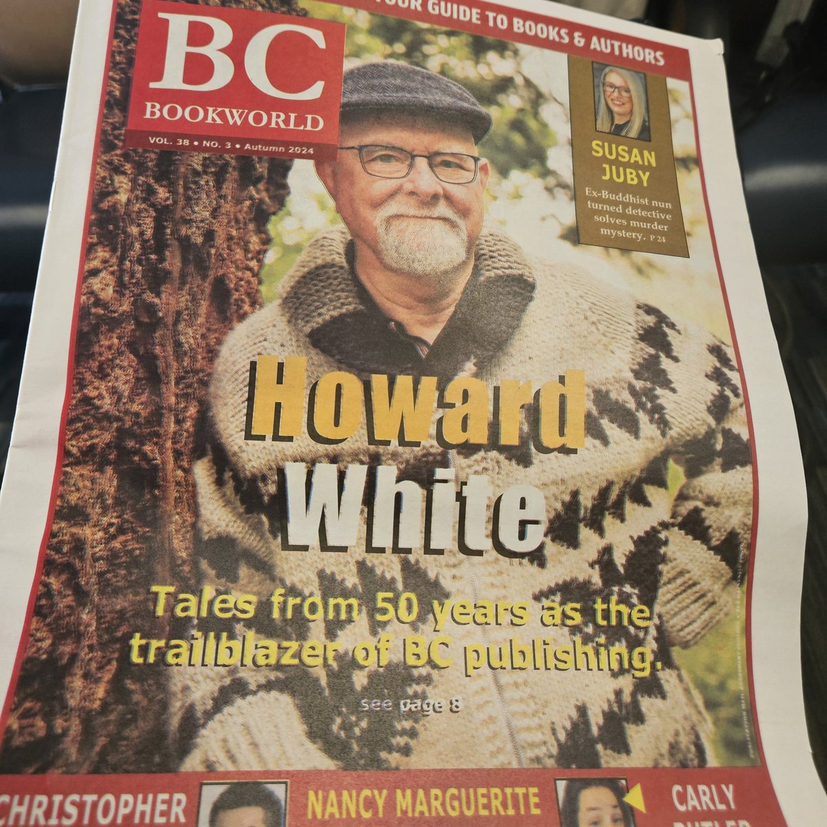 Thank you <a href="/BCFerries/">BC Ferries</a> gr8 start to the day <a href="/Harbour_Publish/">Harbour Publishing</a>