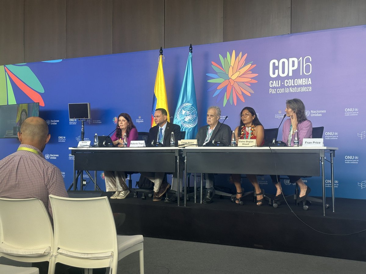#Live now from #COP16Cololombia 🎥 
Press conference addressing the critical tipping point facing the Amazon rainforest and our priorities in conservation efforts. Join us as experts and an indigenous leader discuss the urgent need for action and sustainable practices to protect