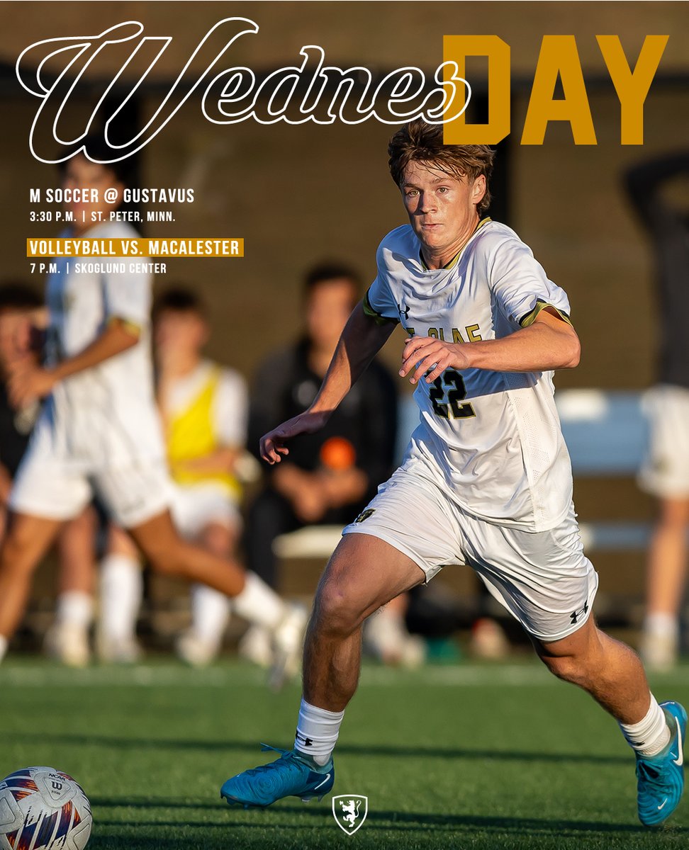 St. Olaf Athletics (@stolafathletics) on Twitter photo .<a href="/StOlafMSOC/">St. Olaf Men’s Soccer</a> heads to No. 5 Gustavus for a first-place showdown and <a href="/StOlafVB/">St. Olaf Volleyball</a> hosts Macalester tonight!
LIVE COVERAGE: athletics.stolaf.edu/coverage
#UmYahYah | #OlePride .<a href="/StOlafMSOC/">St. Olaf Men’s Soccer</a> heads to No. 5 Gustavus for a first-place showdown and <a href="/StOlafVB/">St. Olaf Volleyball</a> hosts Macalester tonight!
LIVE COVERAGE: athletics.stolaf.edu/coverage
#UmYahYah | #OlePride