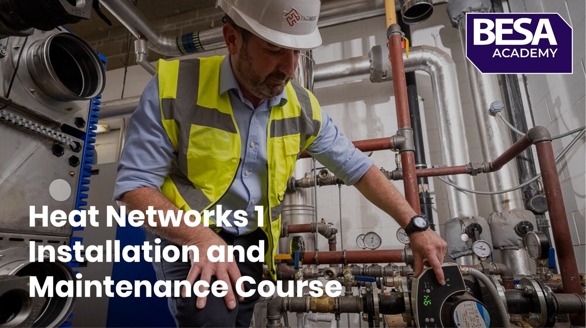🎓 HEAT NETWORKS INSTALLER COURSE 🎓

- Updated &amp; improved fully-funded course now live (worth £500)
- Gain cutting-edge knowledge and skills 
- Become a sought-after professional 
- Tap into new income streams 

Register Today: eu1.hubs.ly/H0dcKy-0

#BESA #HeatNetworks