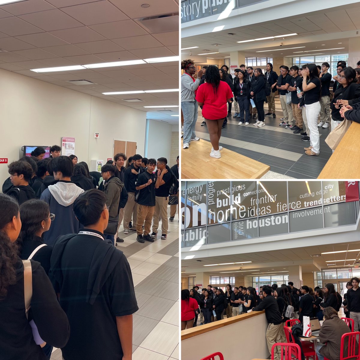 Highlights from our senior college tours to UH Main and Rice University! Our students had an amazing time exploring the campuses and getting a taste of college life. Can't wait to see where their journeys take them! 🎓 #CollegeTours @HISD2College <a href="/RiceUniversity/">Rice University</a> <a href="/UHouston/">University of Houston</a>